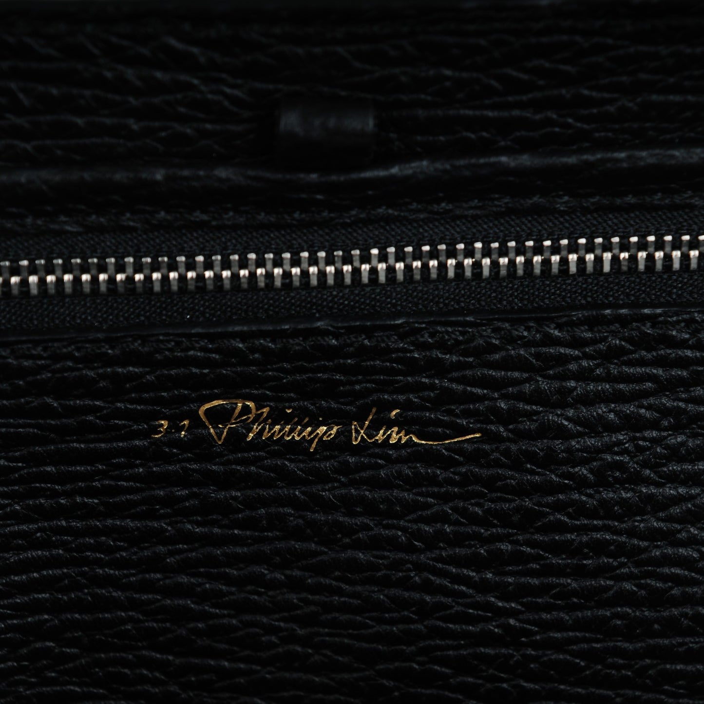 3.1 Calfskin Embossed Medium Pashli Satchel Black White