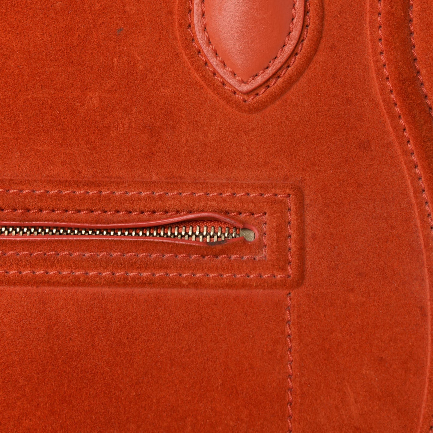 Suede Medium Phantom Luggage Bright Orange