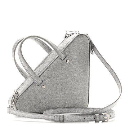 Balenciaga Glitter XS Triangle Duffle Argent Black 3 of 8