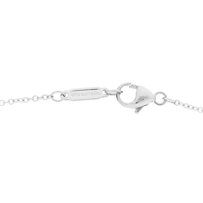 Tiffany Platinum Diamond .41ct Soleste Pendant Necklace 5 of 6