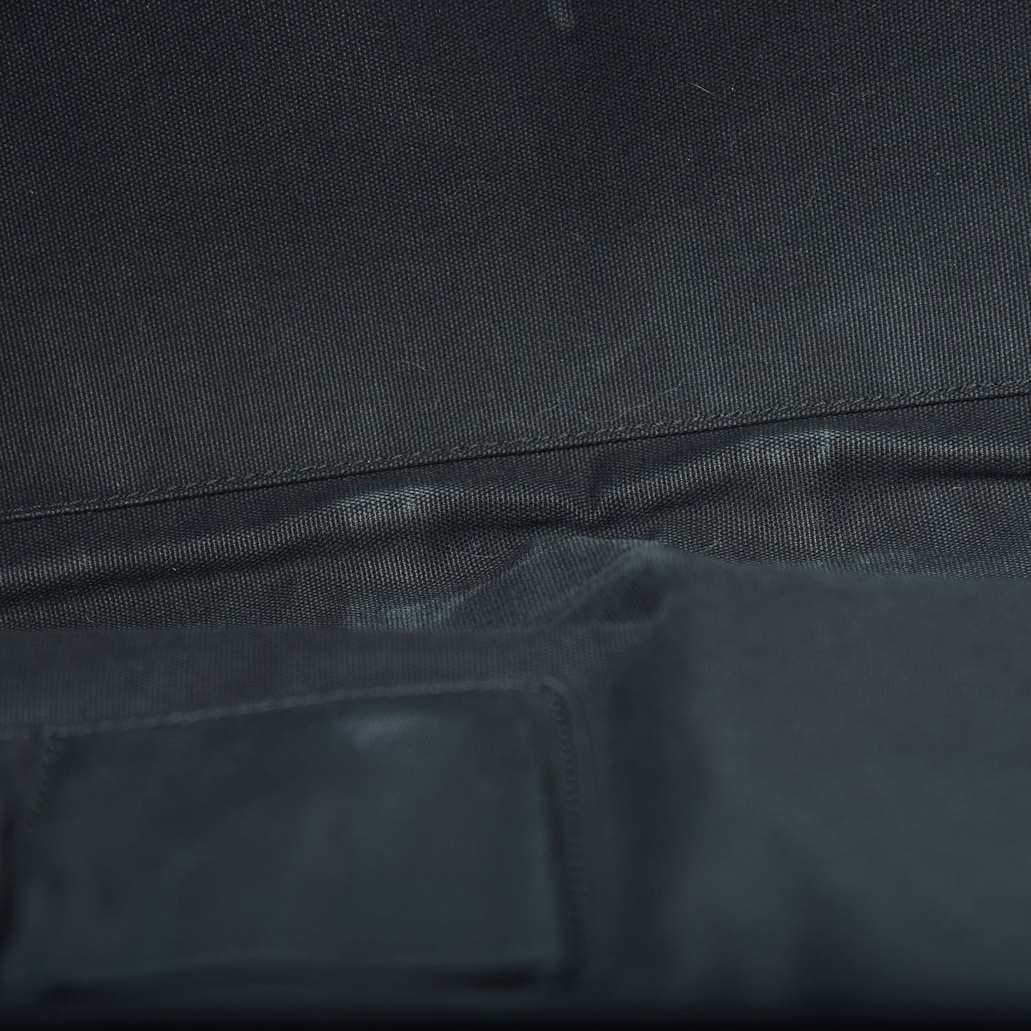 Calfskin Sac Hamptons Weekender Bag Black