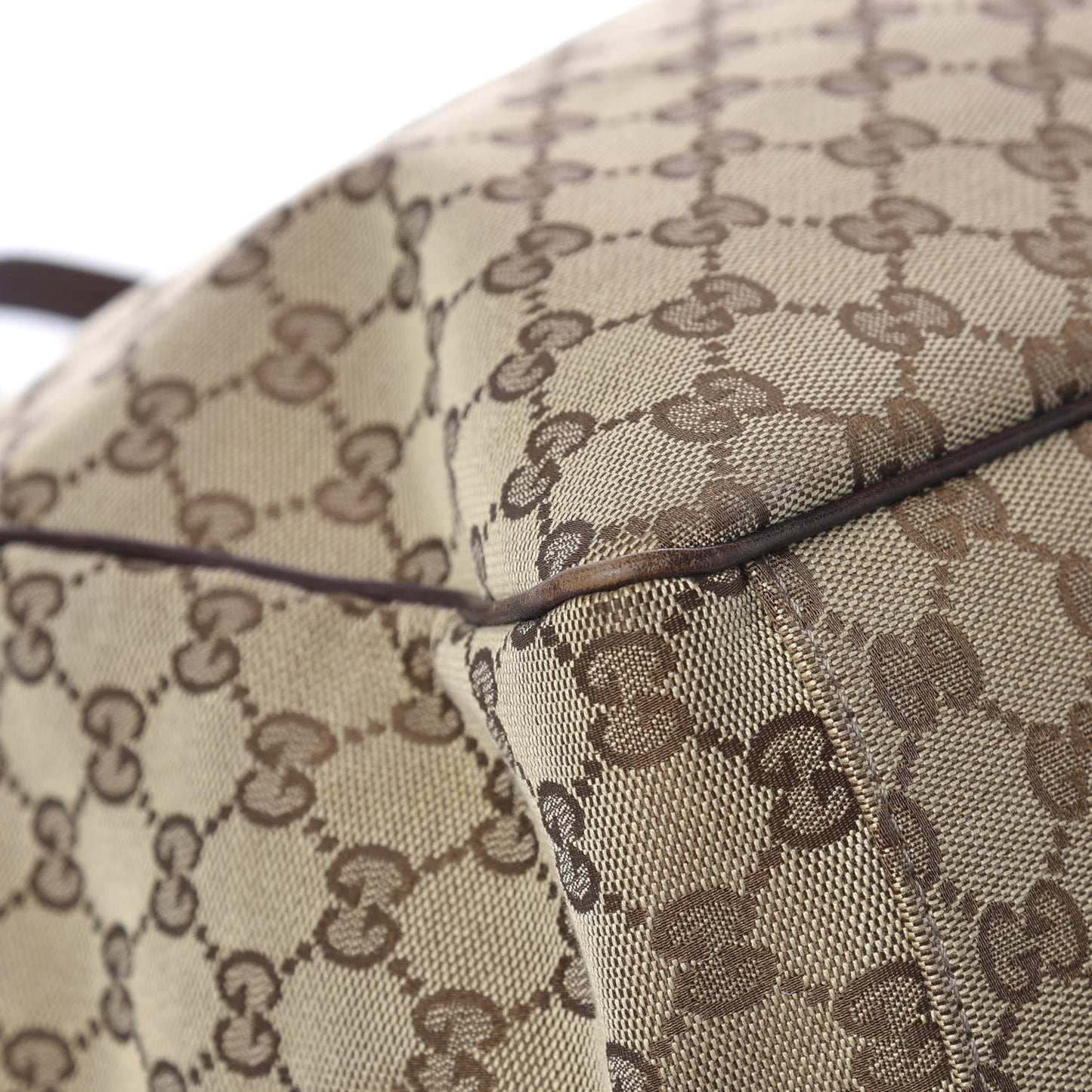 Monogram Large Positano Tote Brown
