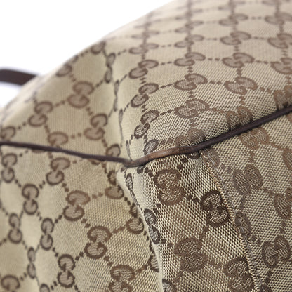 Gucci Monogram Large Positano Tote Brown 12 of 13