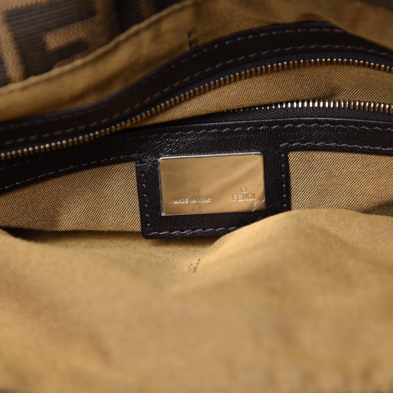 Fendi Zucca Large Chef Shopper Tote Tobacco 5 of 9