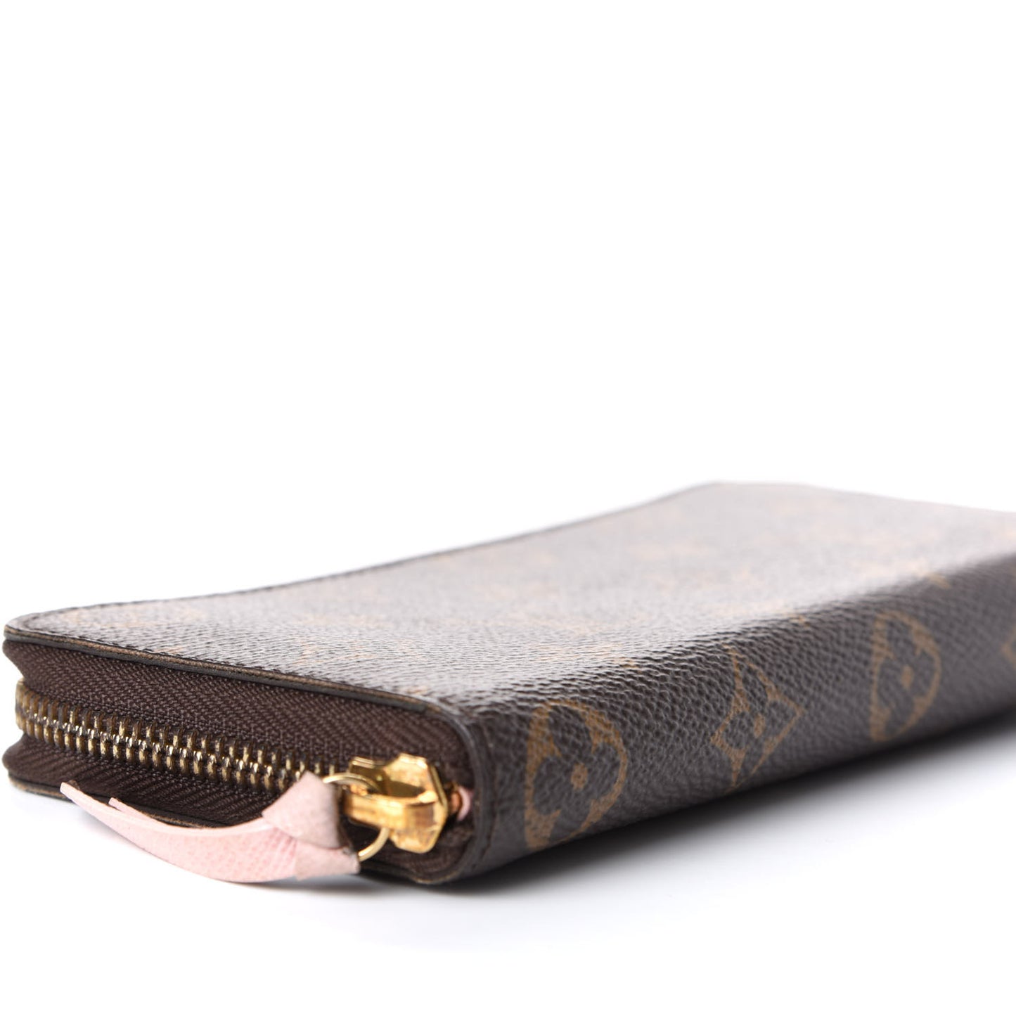 Monogram Clemence Wallet Rose Ballerine