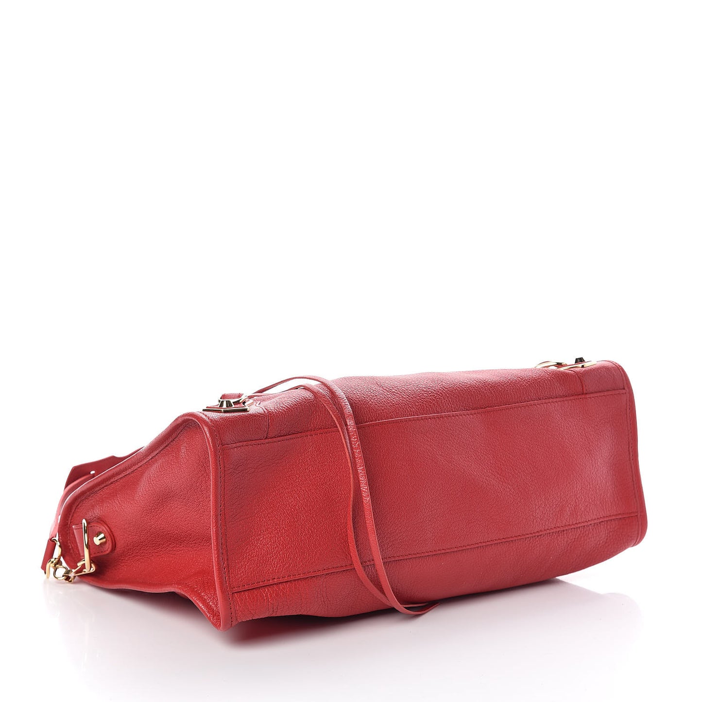 Chevre Gold Metallic Edge Hardware City Rouge Grenade