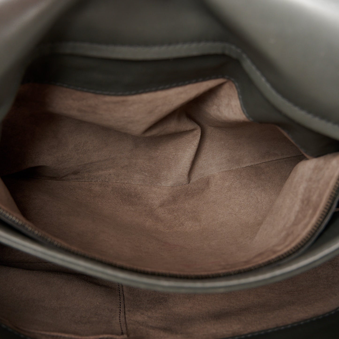 Nappa Intrecciato Olimpia Shoulder Bag Steel