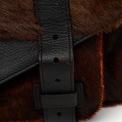 Proenza Schouler Calf Hair Leather PS1 Medium Satchel Chocolate 12 of 12