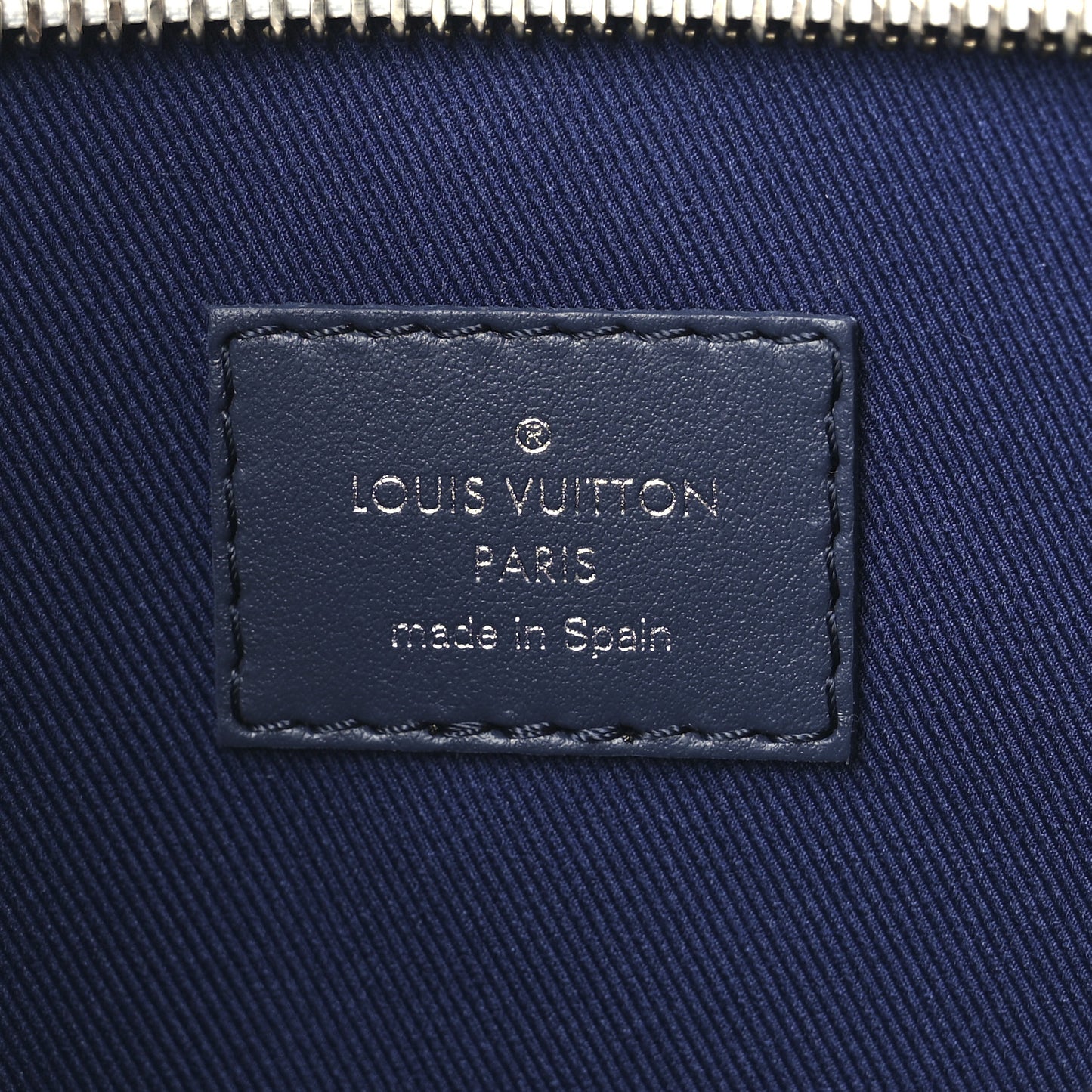 Monogram Watercolor Weekend Tote PM Blue