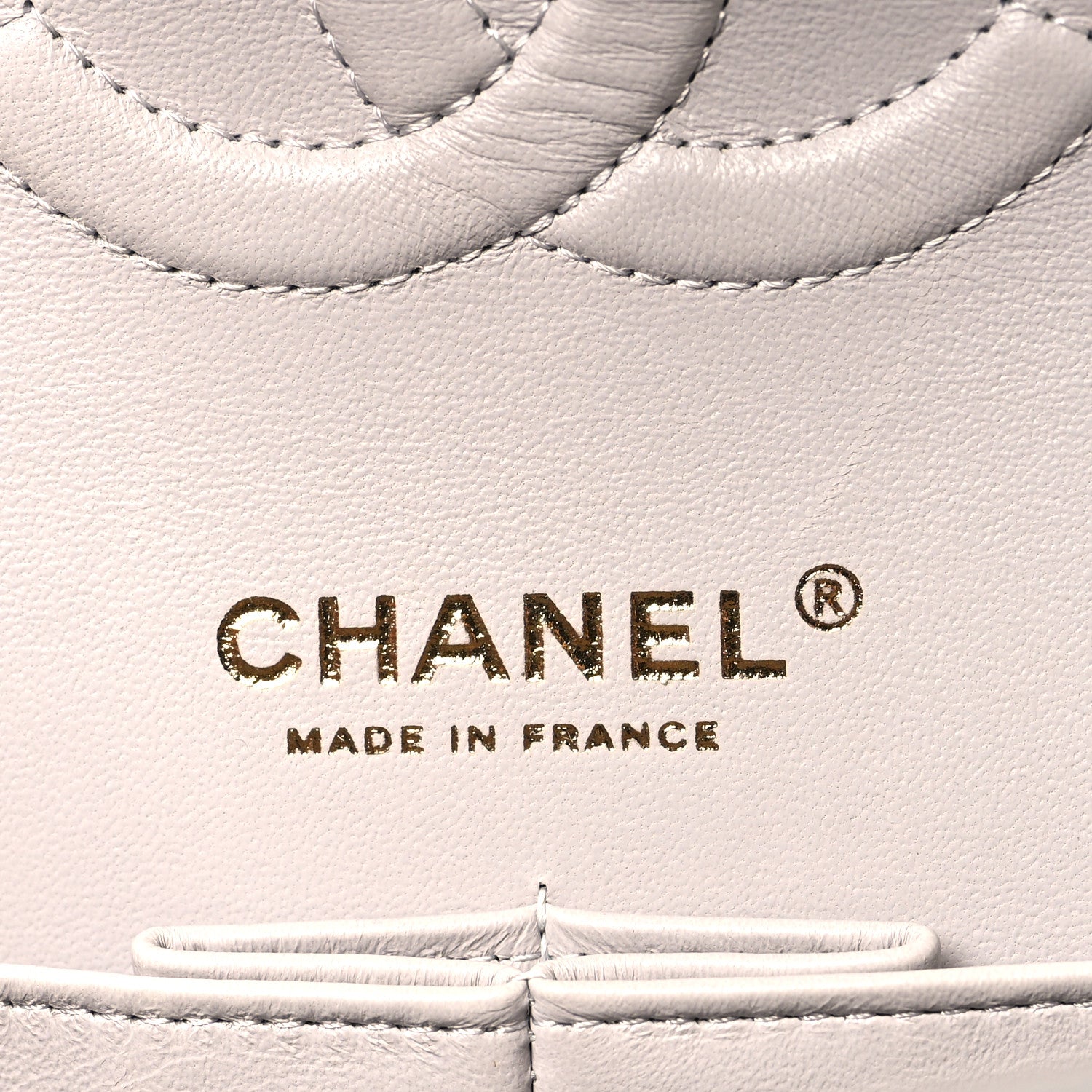 Chanel Caviar Quilted Medium Double Flap Grey 6 of 10