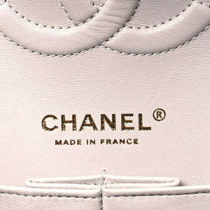Chanel Caviar Quilted Medium Double Flap Grey 6 of 10