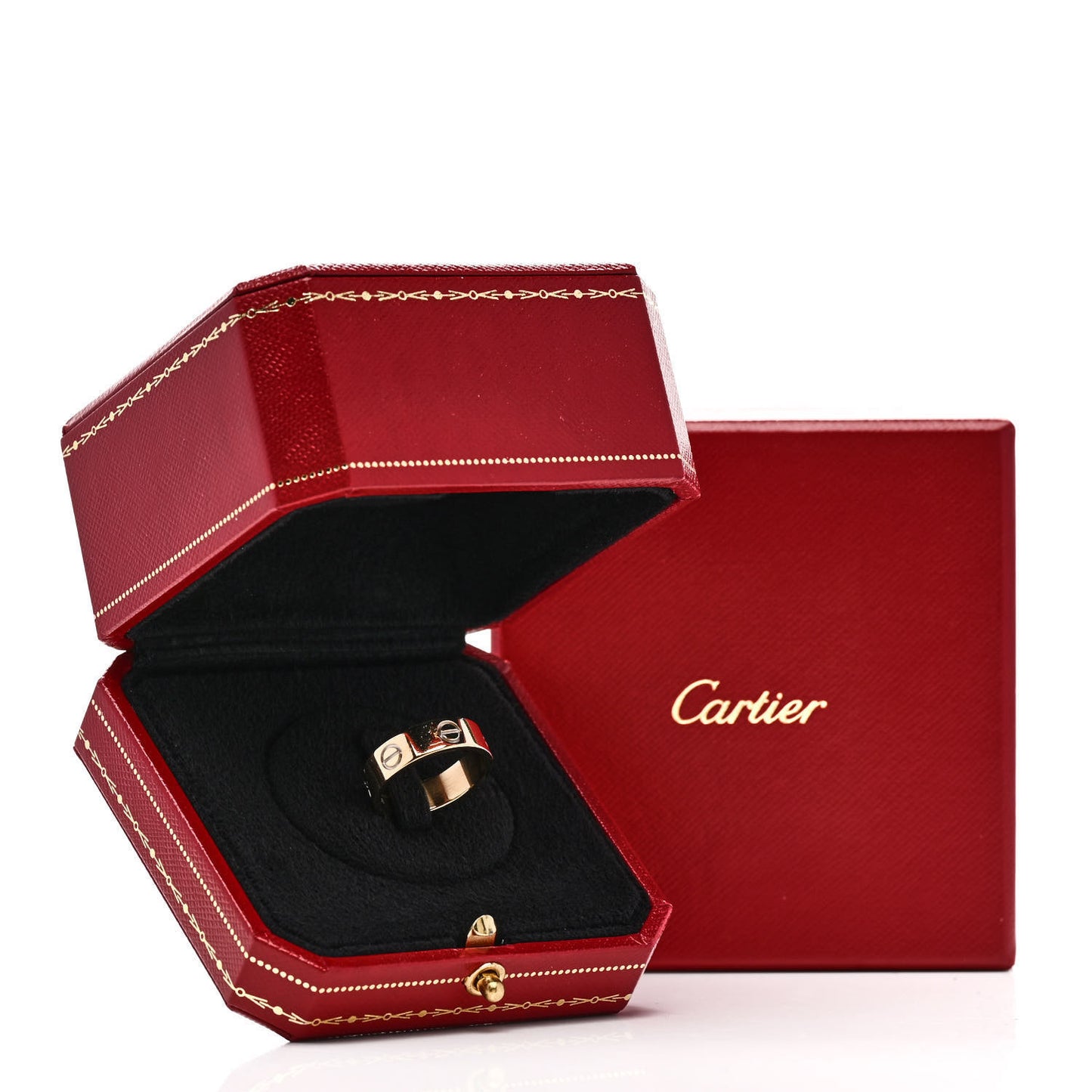 18K Yellow Gold 5.5mm LOVE Ring 57 8