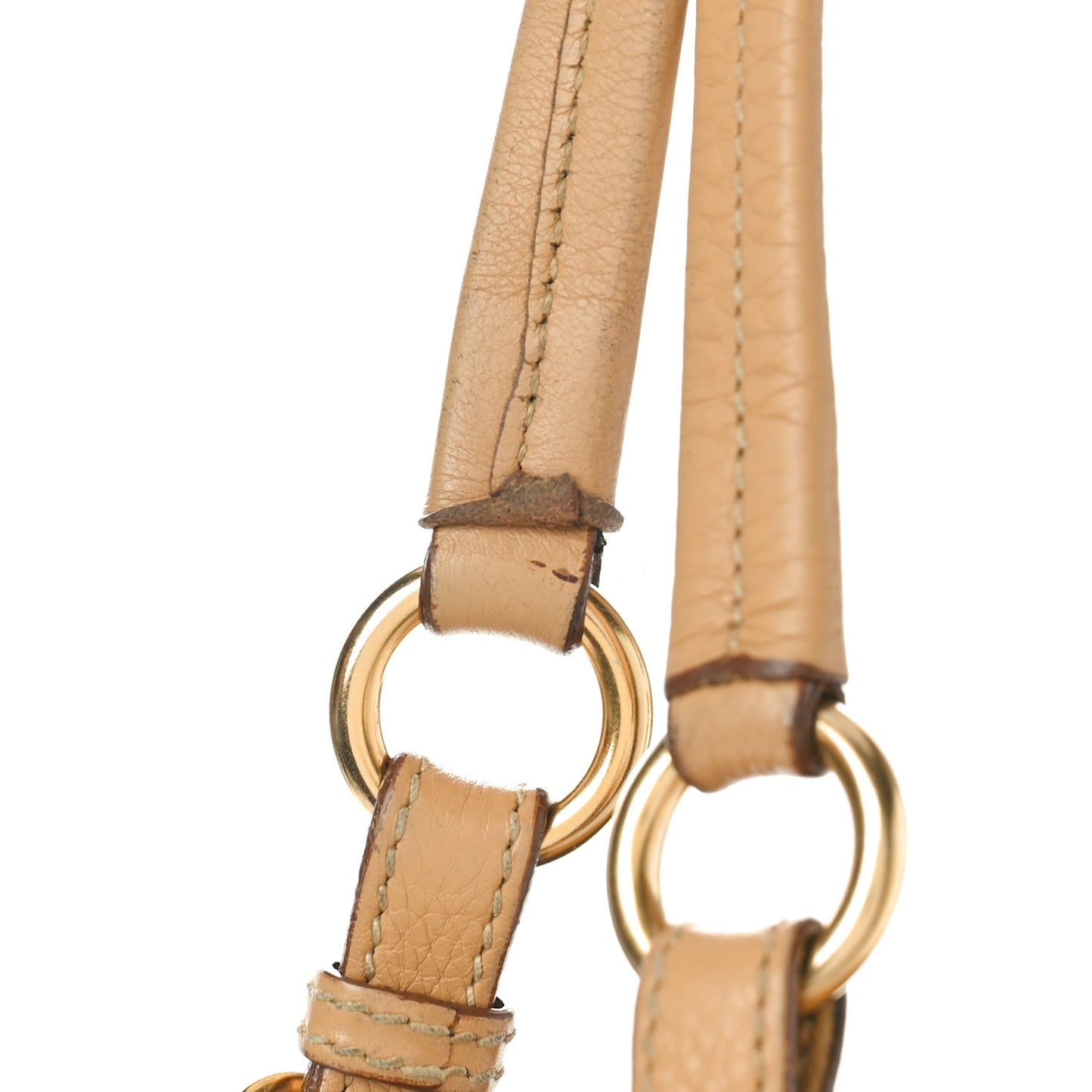 Vitello Daino Studded Hobo Sabbia