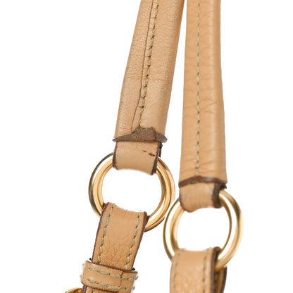 Prada Vitello Daino Studded Hobo Sabbia 15 of 15