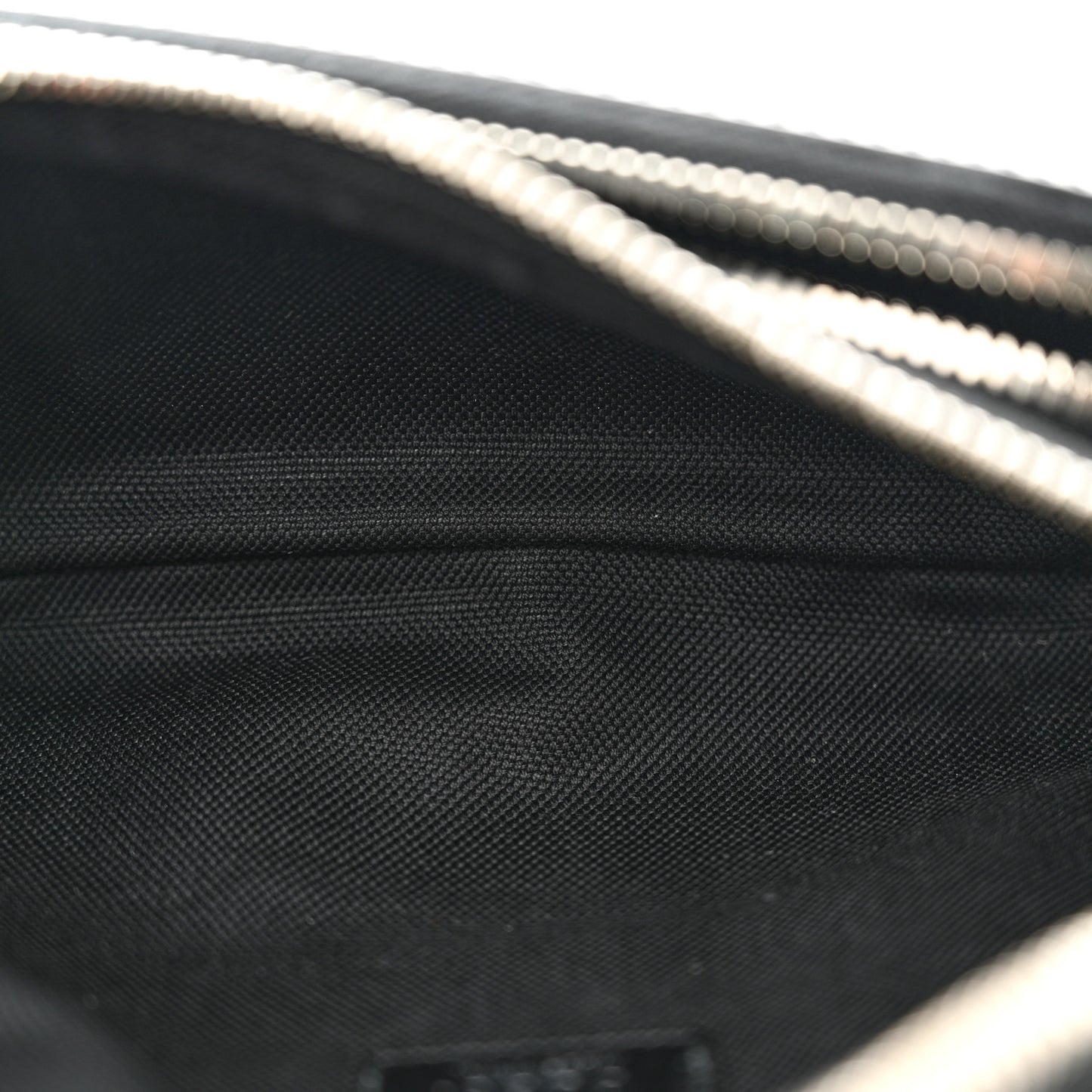 GG Supreme Monogram Textured Calfskin Retro Interlocking G Belt Bag Black