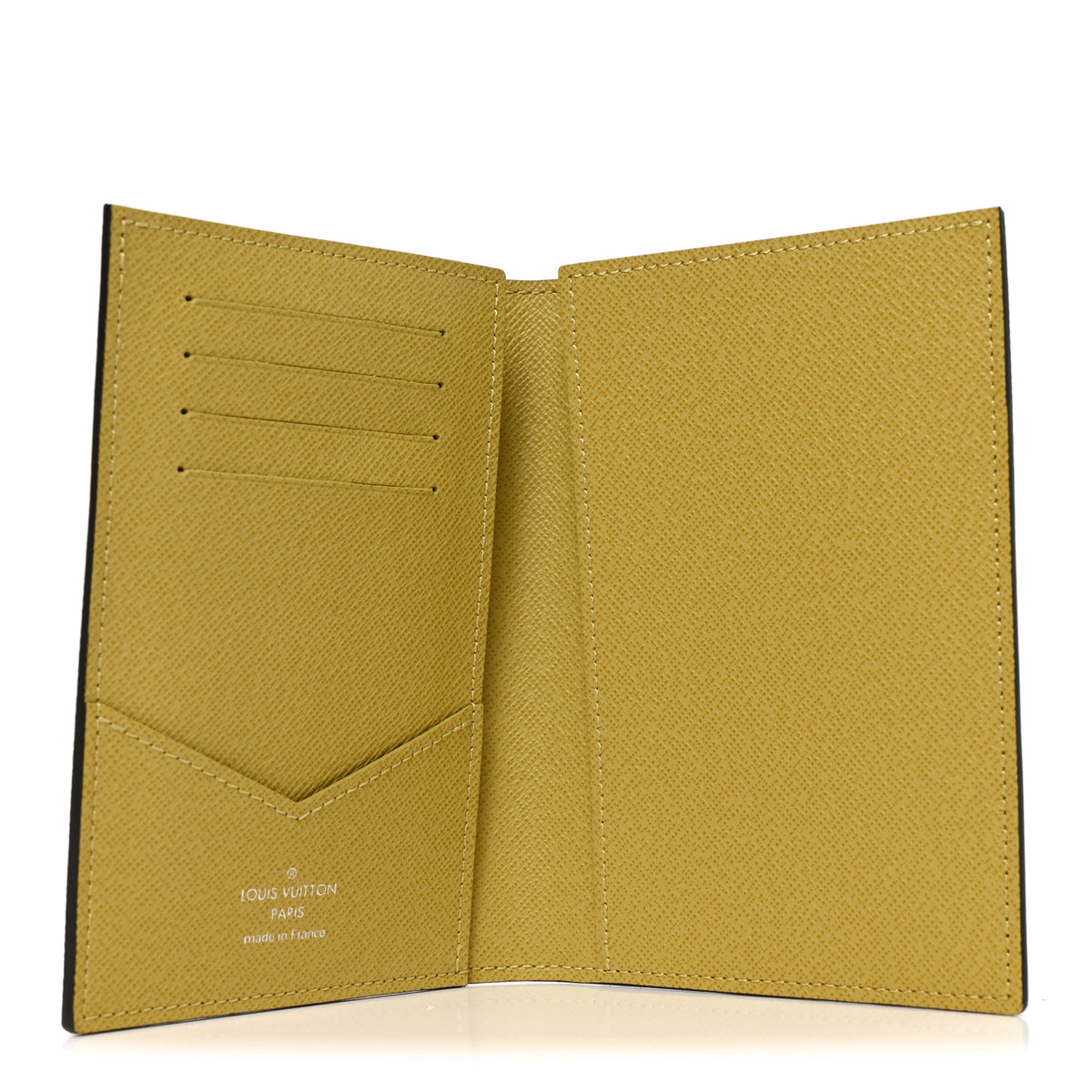 Damier Graphite Stamps Passport Cover Olive