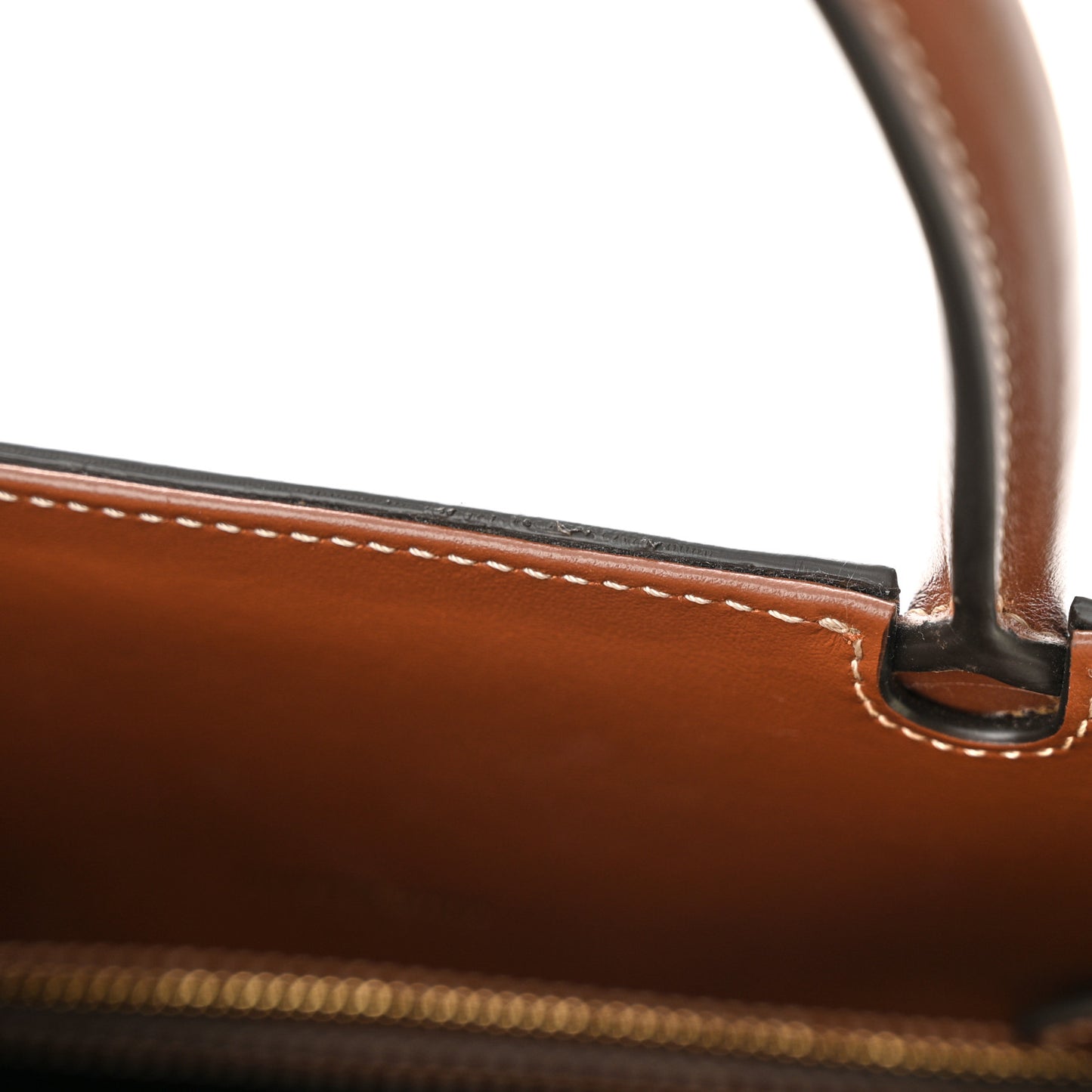 Calfskin Vintage Check Mini Two Handle Title Bag Archive Beige