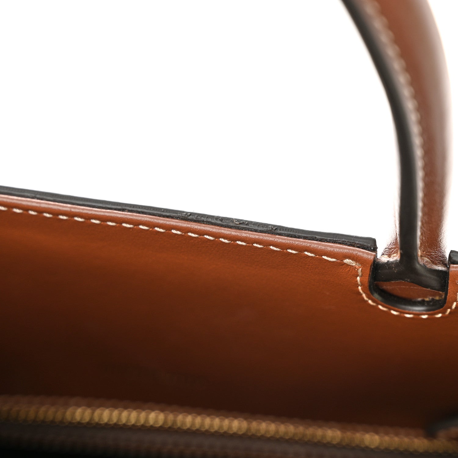 Burberry Calfskin Vintage Check Mini Two Handle Title Bag Archive Beige 11 of 12