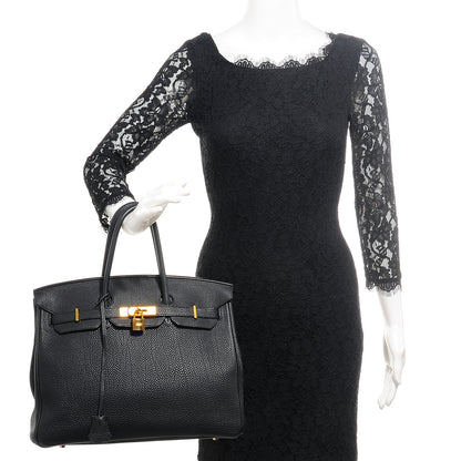 Hermes Togo Birkin 35 Black 13 of 27