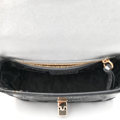 Jimmy Choo Glitter Mini Ruby Chain Crossbody Anthracite 5 of 8
