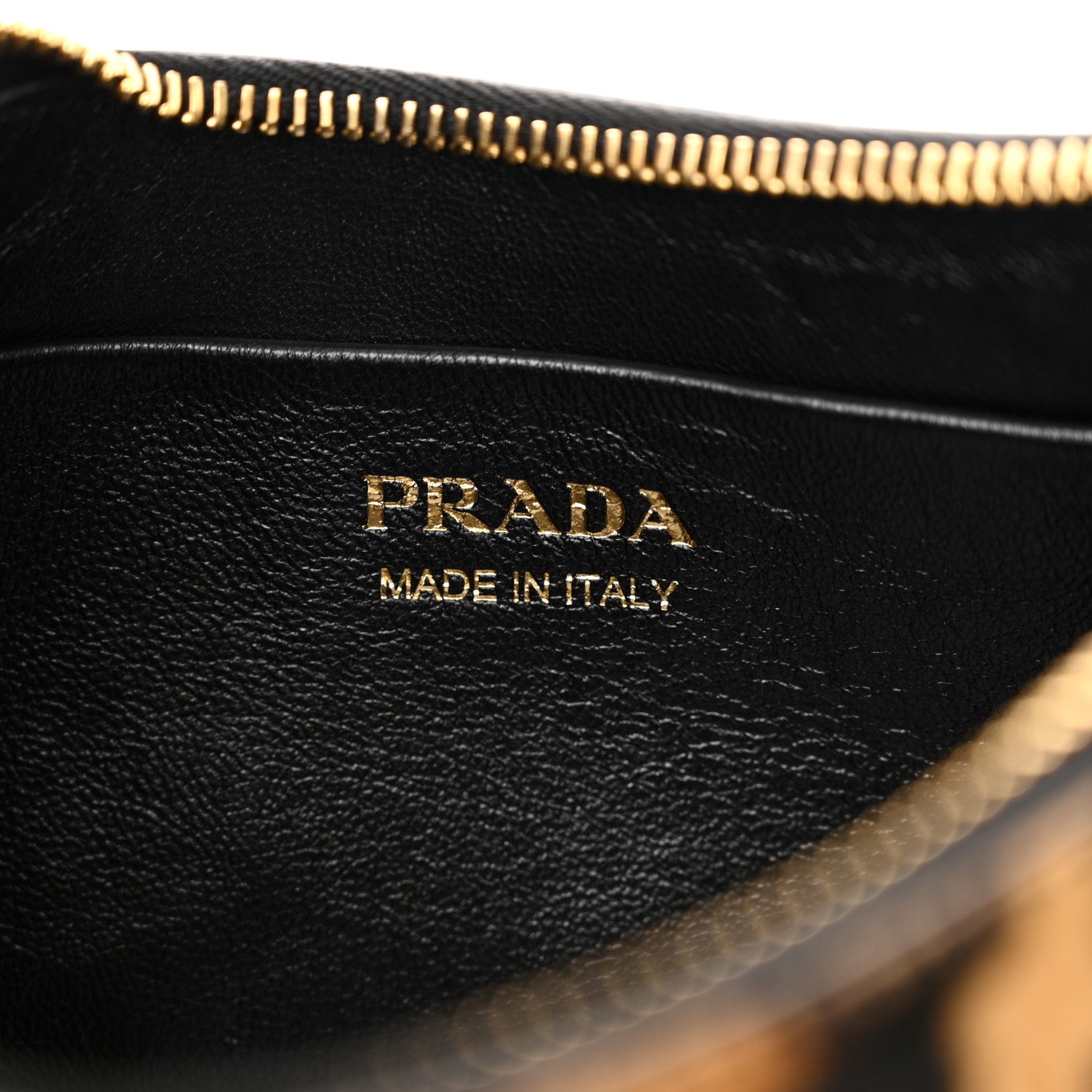 Prada Calf Hair Leopard Print Arque Shoulder Bag Honey 6 of 10