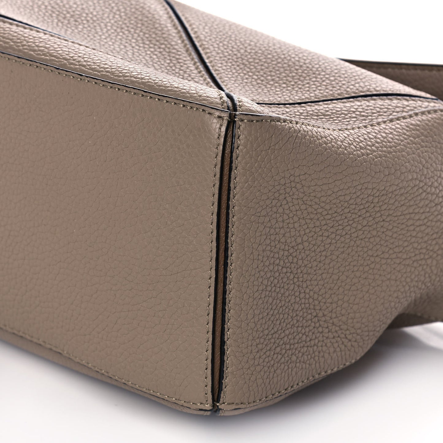 Grained Calfskin Small Puzzle Bag Sand Mink