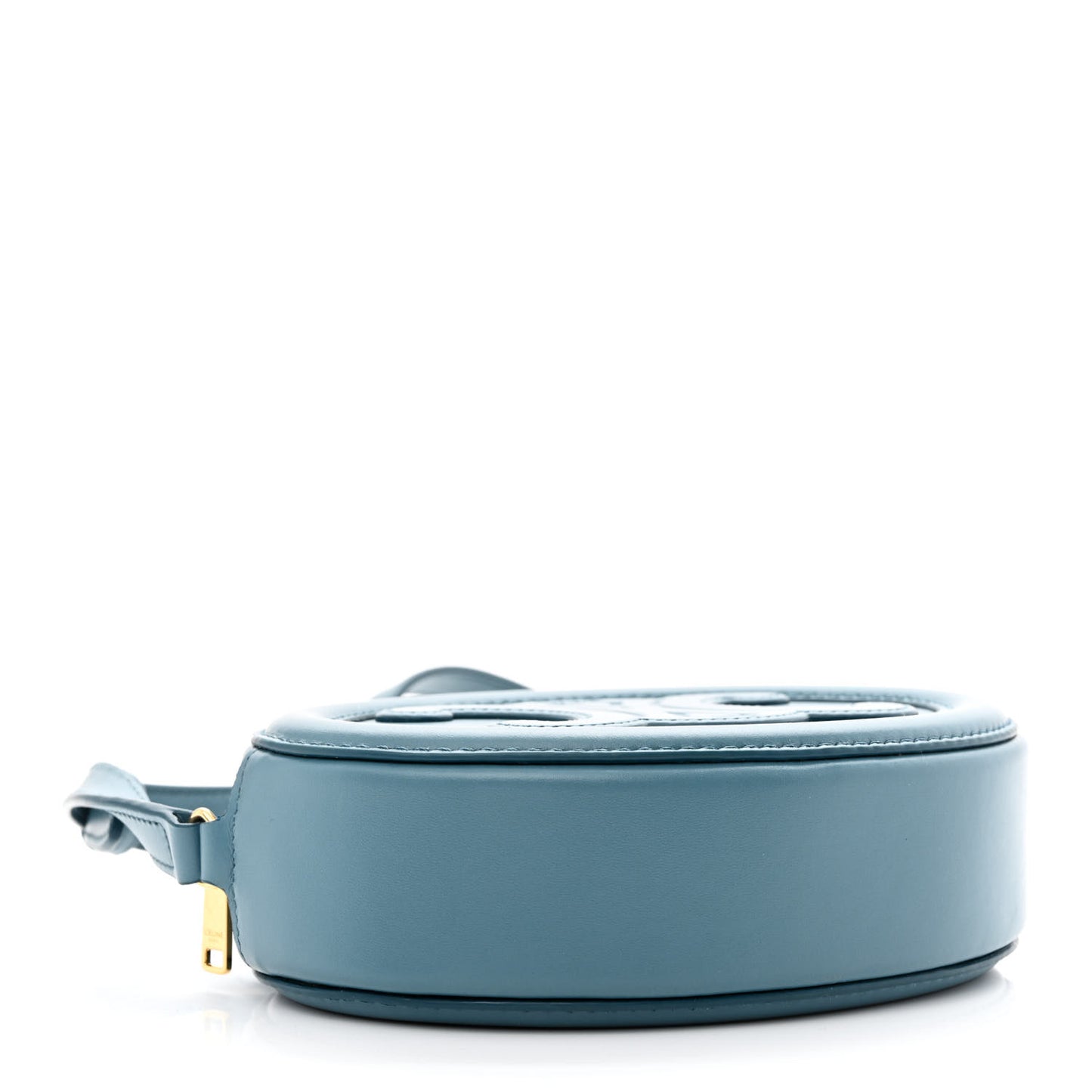 Smooth Calfskin Cuir Triomphe Oval Bag Denim