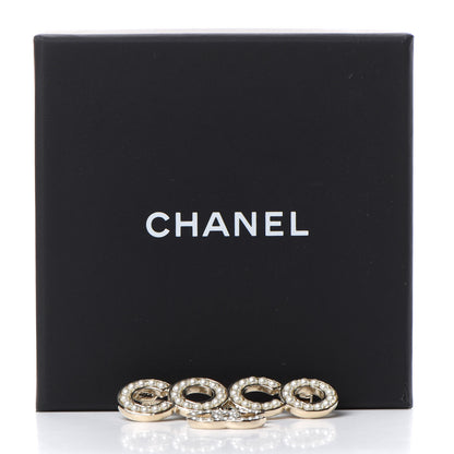 Chanel Pearl Coco Brooch Gold 5 of 5