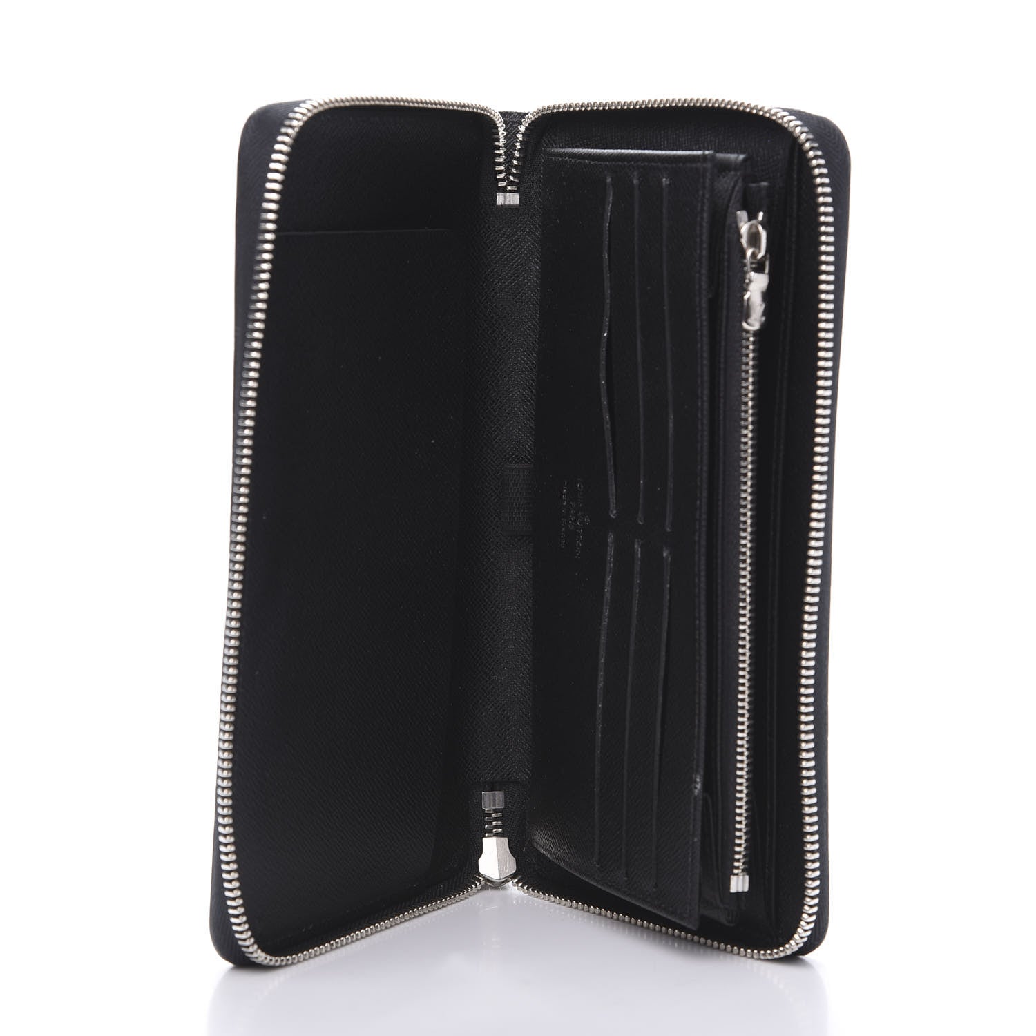 Louis Vuitton Epi Zippy Organizer Wallet Black 5 of 11