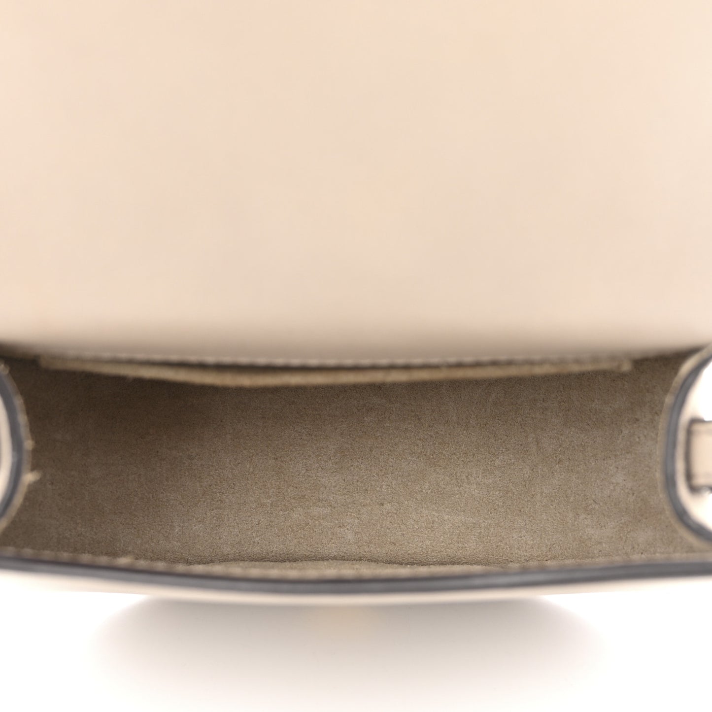 Calfskin Suede Small Nile Bracelet Bag Motty Grey