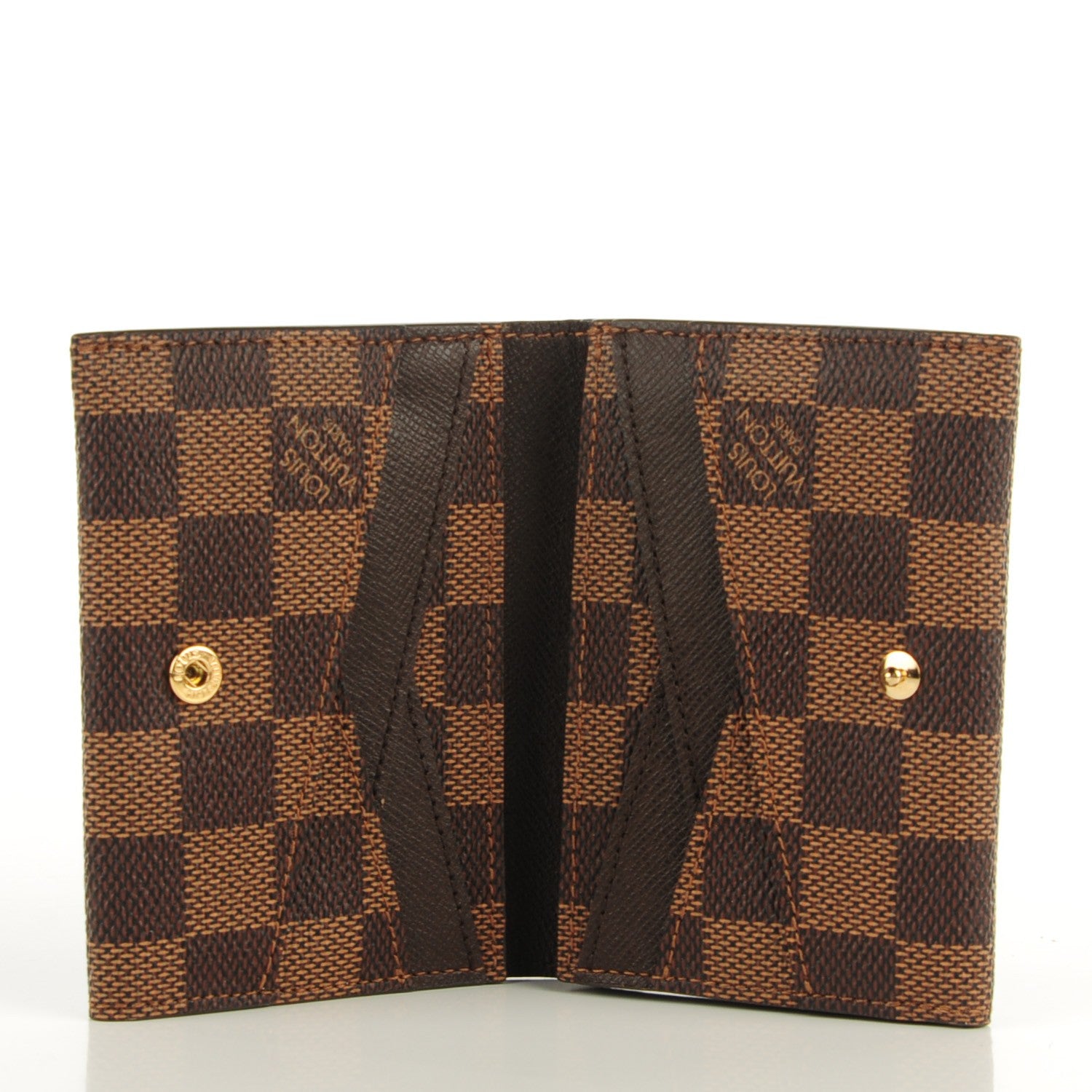 Louis Vuitton Damier Ebene Compact Origami Wallet 5 of 7