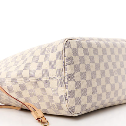Louis Vuitton Damier Azur Neo Neverfull MM Rose Ballerine 13 of 14