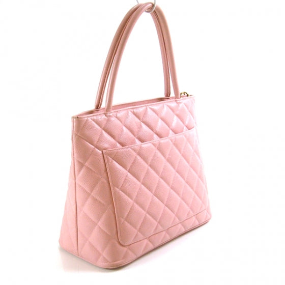 Caviar Medallion CC Tote Pink