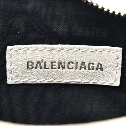 Balenciaga Agneau Arena Le Cagole Shoulder Bag XS Optic White 9 of 17