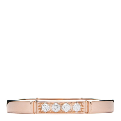 Cartier 18K Pink Gold Diamond Maillon Panthere Wedding Band Ring 49 4.75 1 of 6
