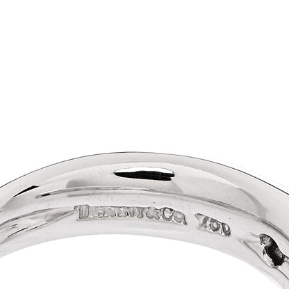 Tiffany 18K White Gold Diamond Paloma Picasso Tenderness Heart Ring 55 7.25 4 of 5
