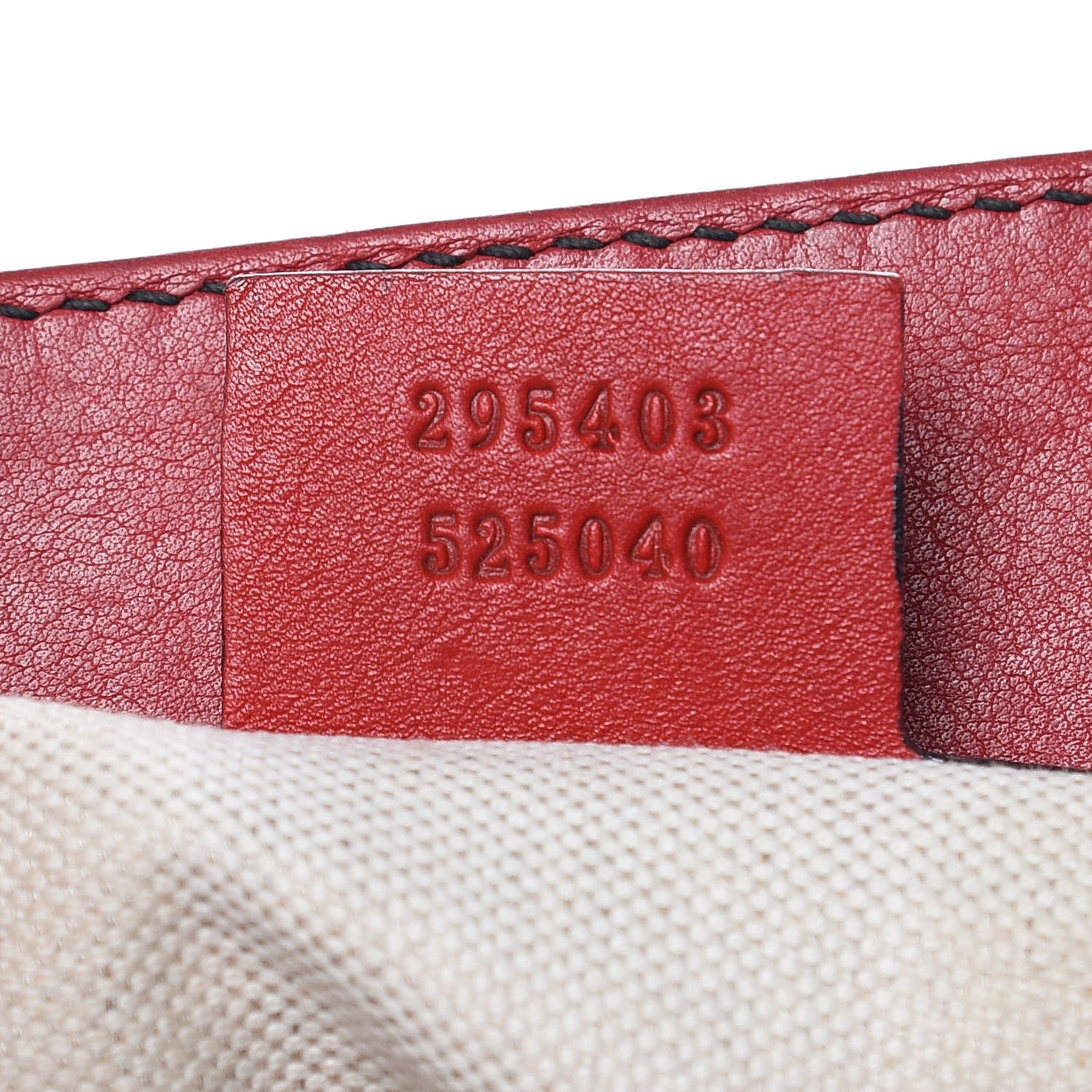 Gucci Guccissima Large Emily Chain Shoulder Bag Red 7 of 20