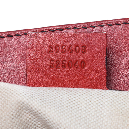 Gucci Guccissima Large Emily Chain Shoulder Bag Red 7 of 20