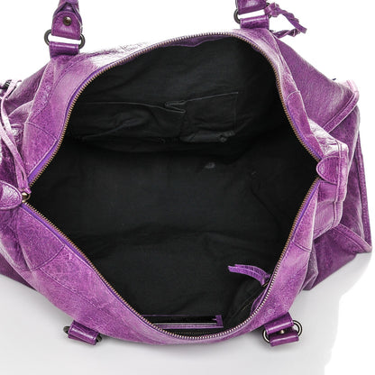 Balenciaga Agneau Classic Hardware Work Ultraviolet 5 of 7