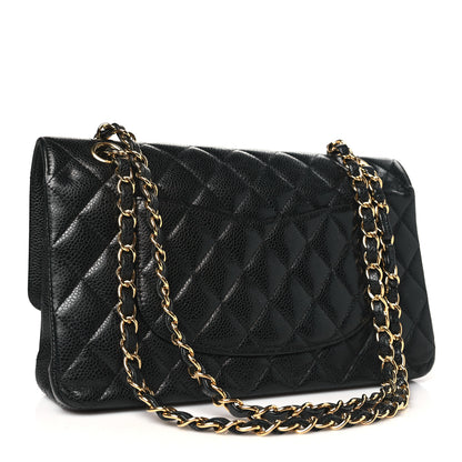 Chanel Caviar Quilted Medium Double Flap Black 3 of 10