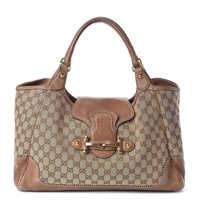 Gucci Monogram Large New Pelham Shoulder Bag Brown 1 of 10