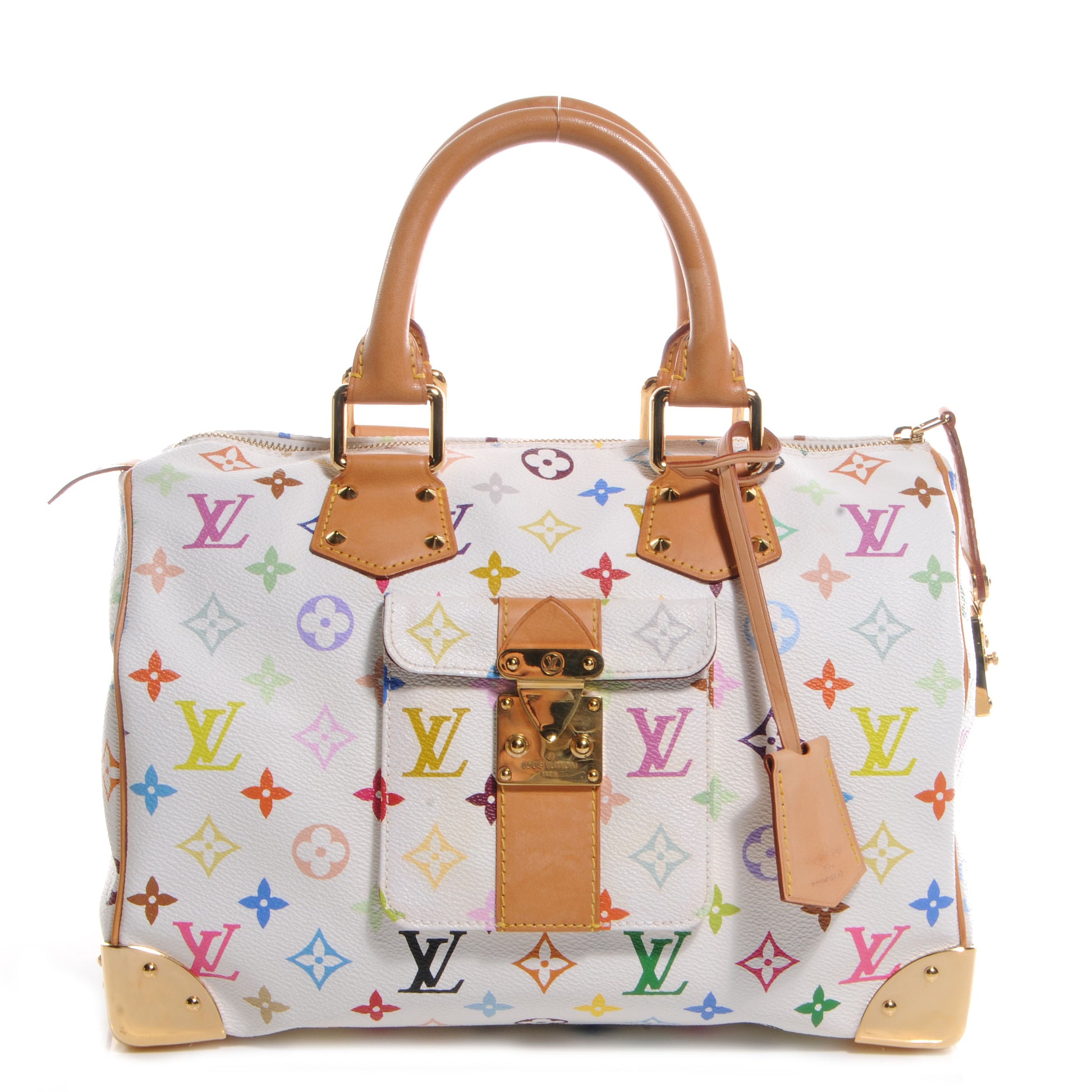Louis Vuitton Monogram Multicolor Speedy 30 White 1 of 7
