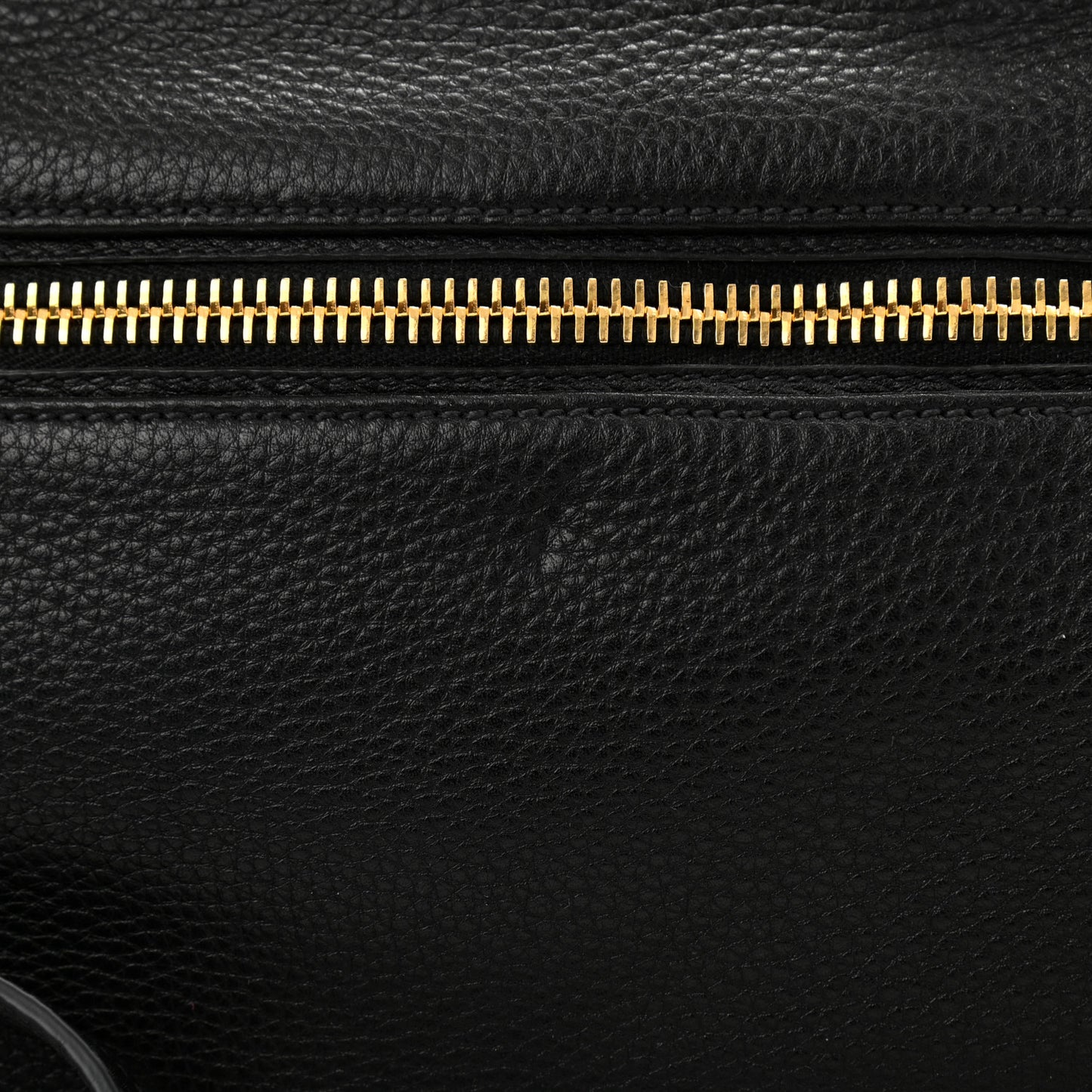 Vitello Daino Shopping Satchel Black