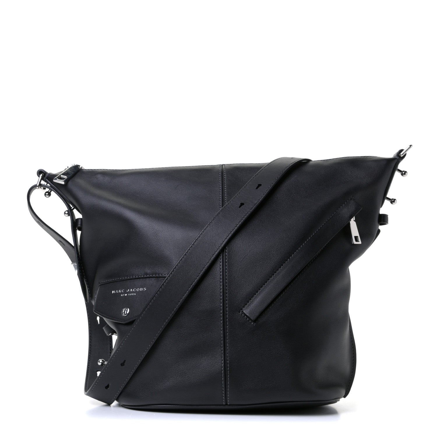 Marc Jacobs Calfskin Sling Shoulder Bag Black 1 of 4