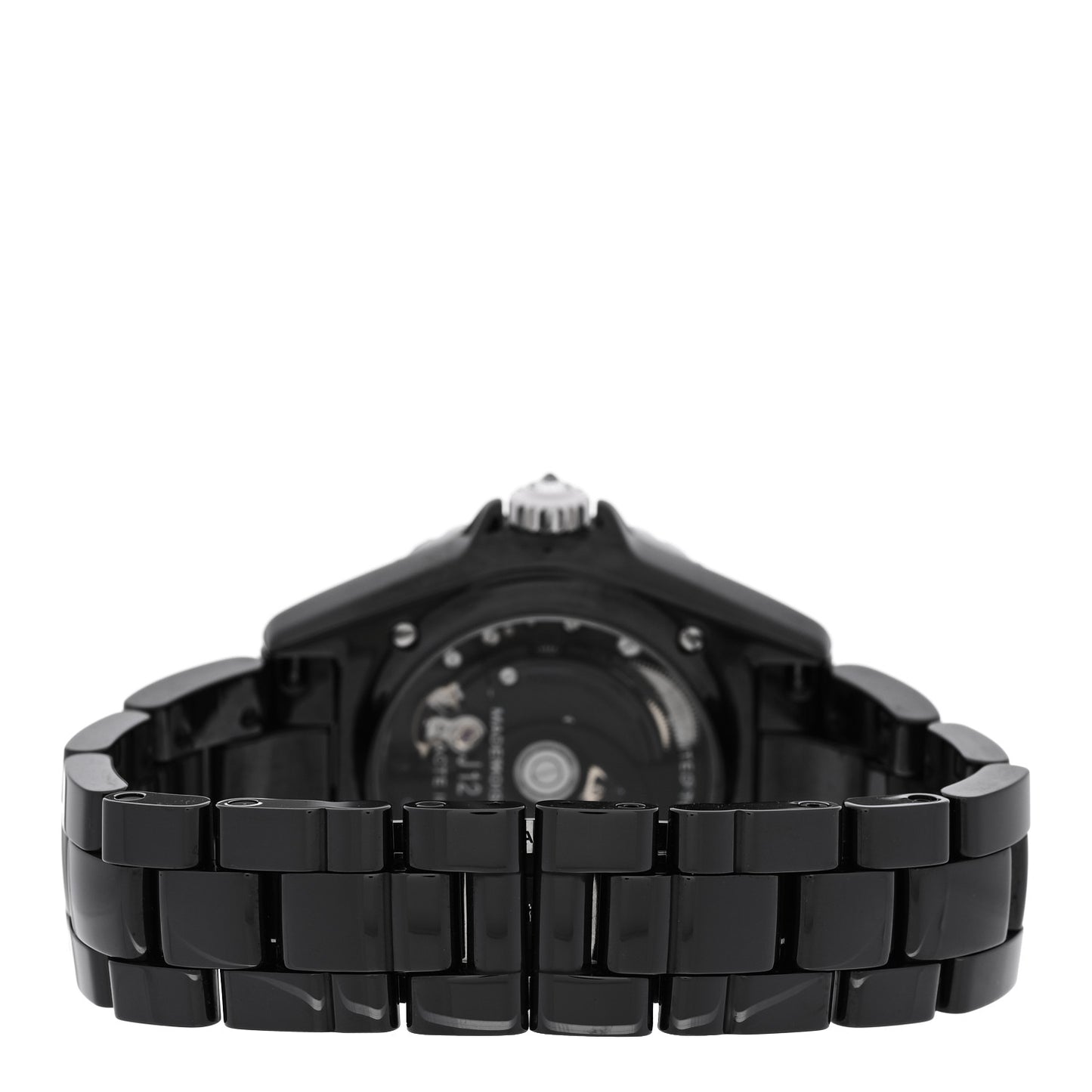 Stainless Steel Ceramic Diamond 38mm J12 Limited Edition Mademoiselle La Pausa Automatic Watch Black Black