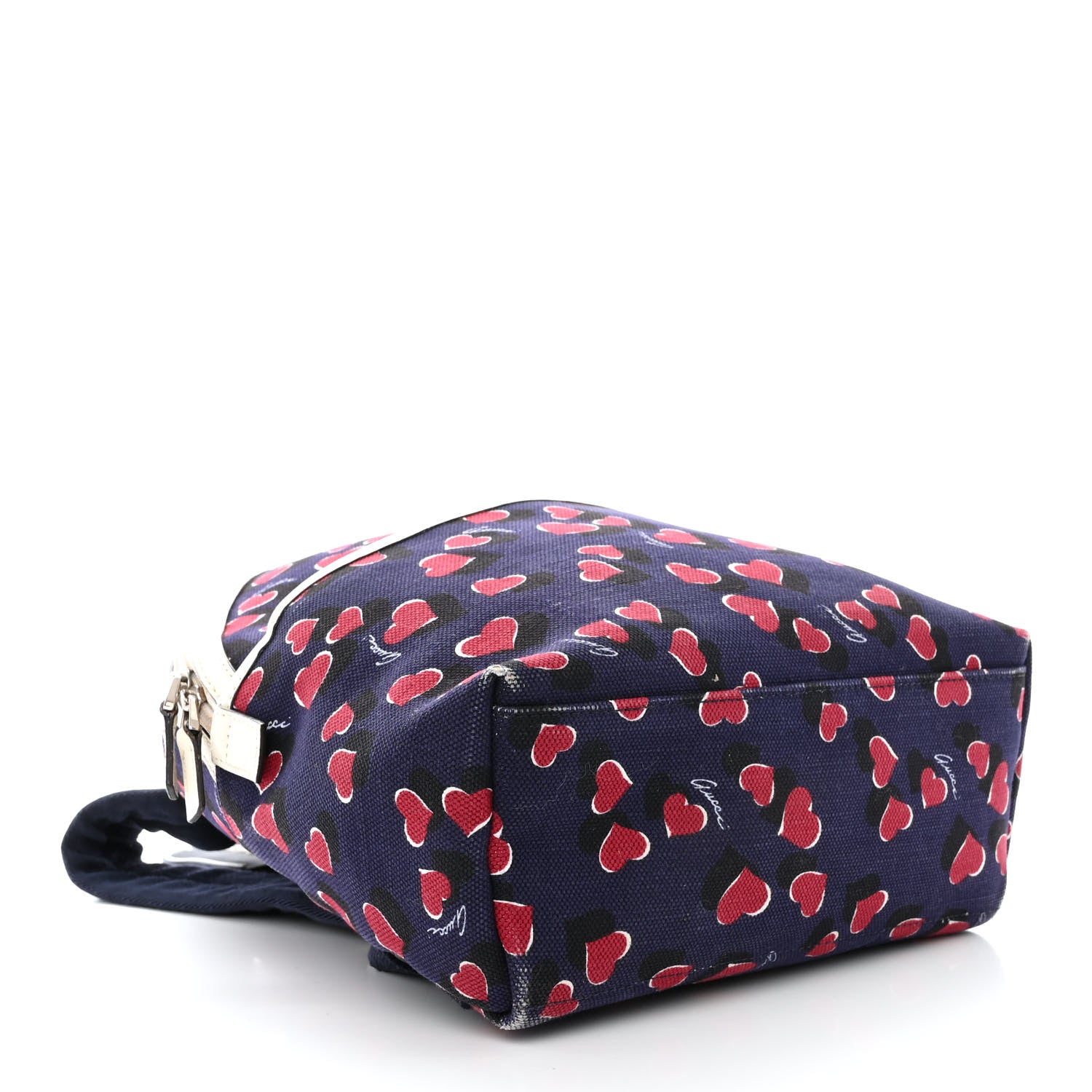 Gucci Canvas Heartbeat Print Childrens Backpack New Wine 4 of 18