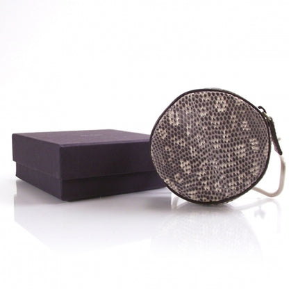 Prada Lizard Coin Pouch Purse Grey 2 of 9