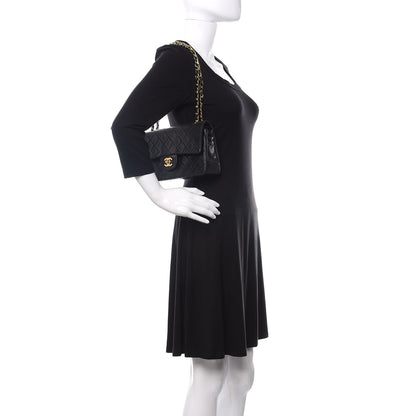 Chanel Lambskin Quilted Small Double Flap Black 2 of 17