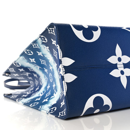Louis Vuitton Monogram Escale Onthego GM Blue 7 of 8