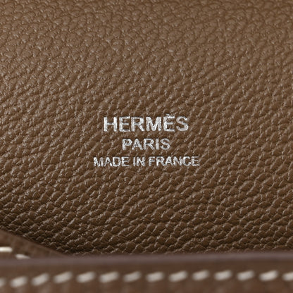 Hermes Taurillon Clemence Jypsiere 28 Etoupe 6 of 11